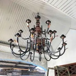 Lampu Robyong Tembaga Model Klasik